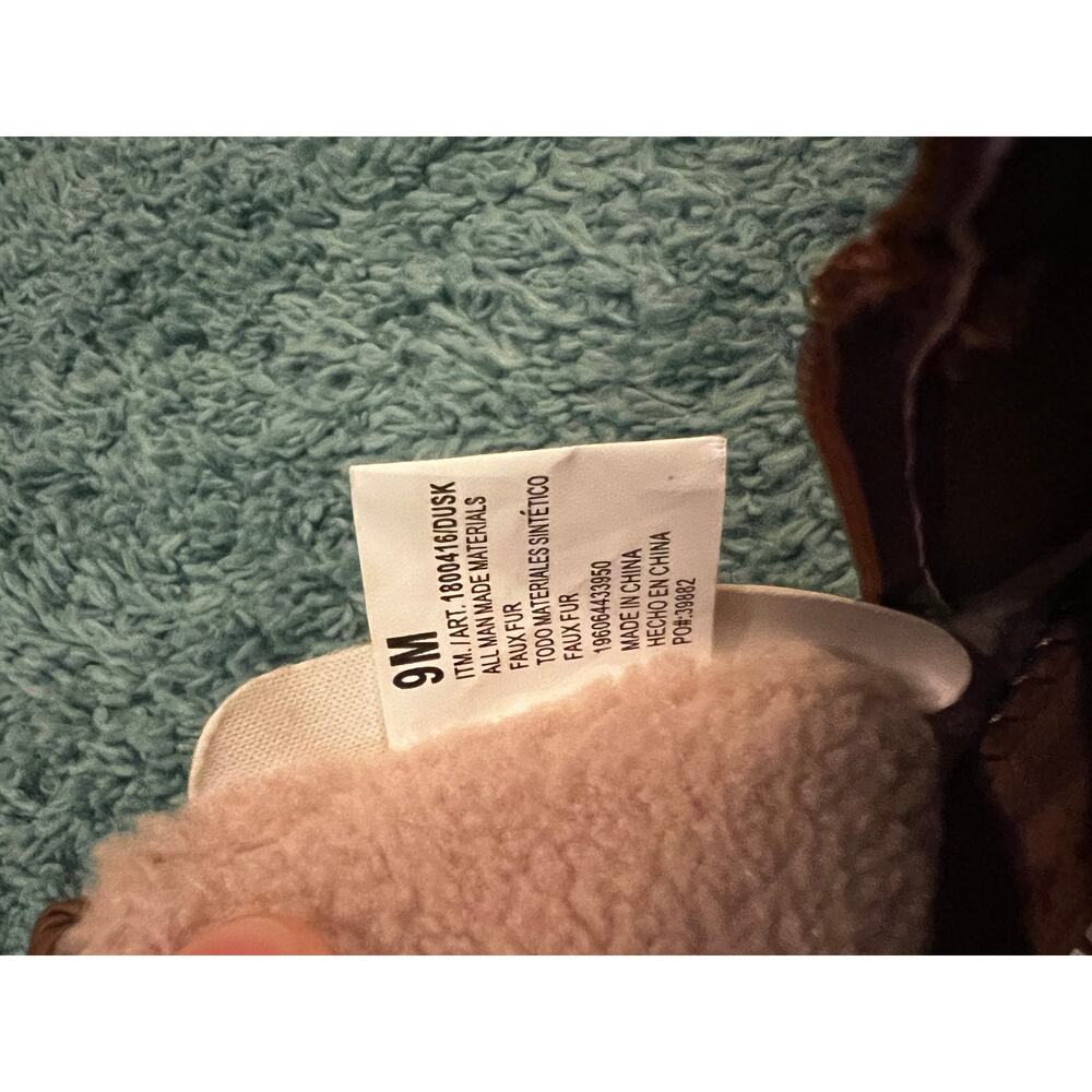 Khombu Women's Size 9 Dusk All-Weather Boots Brown Water Repellant Memory Foam - Picture 9 of 12